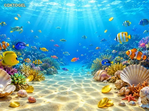 Tampilan permainan Fish Game di perangkat seluler